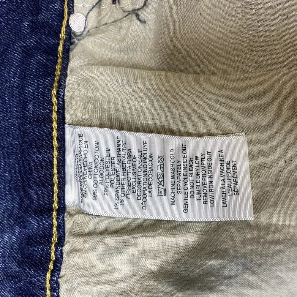 True‎ Religion Ricky Relaxed Straight Shorts Raw Hem Men's Size W36